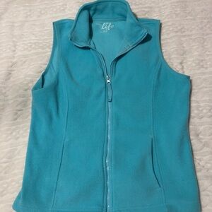Women's Blue Fleece Vest